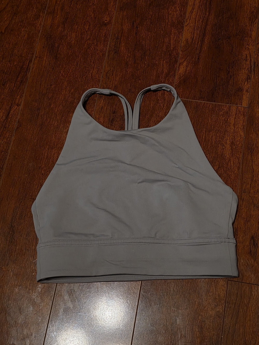 lululemon athletica High-Neck Sports Bralette in Grey